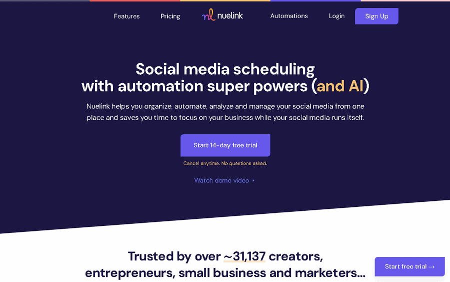 Nuelink affiliate program - commission rates and program details