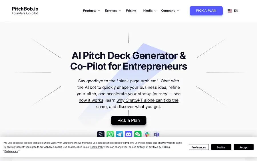 PitchBob affiliate program - commission rates and program details
