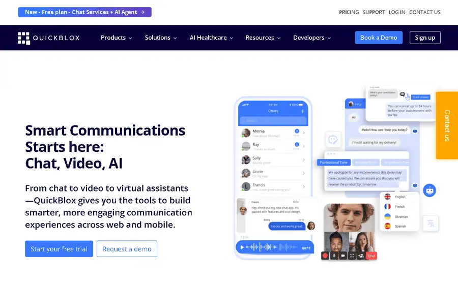 QuickBlox affiliate program - commission rates and program details