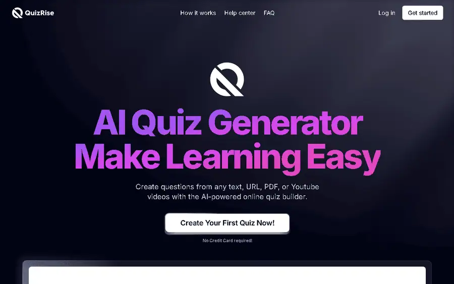 QuizRise affiliate program - commission rates and program details