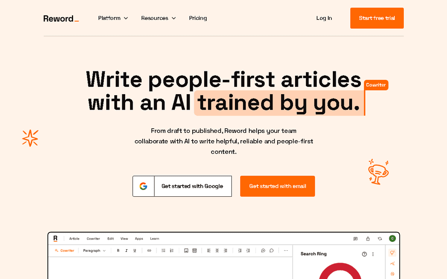 Reword affiliate program - commission rates and program details