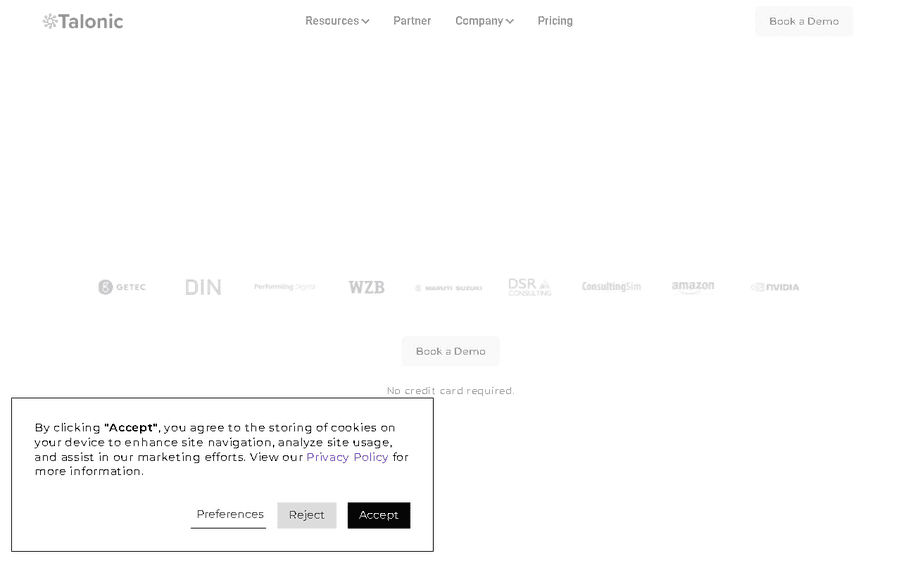 Talonic affiliate program - commission rates and program details