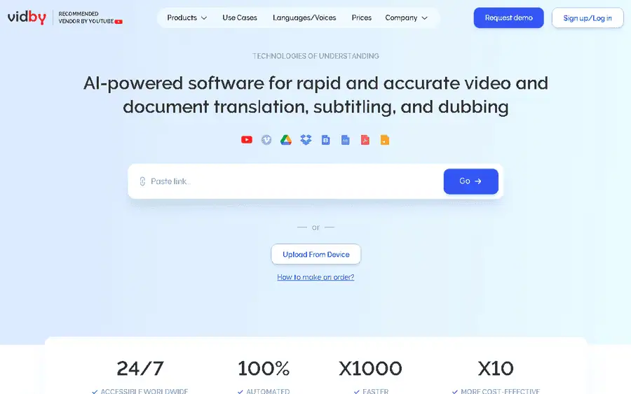 Vidby affiliate program - commission rates and program details