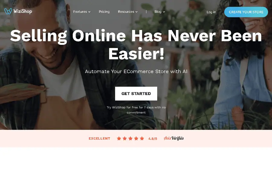 WiziShop affiliate program - commission rates and program details