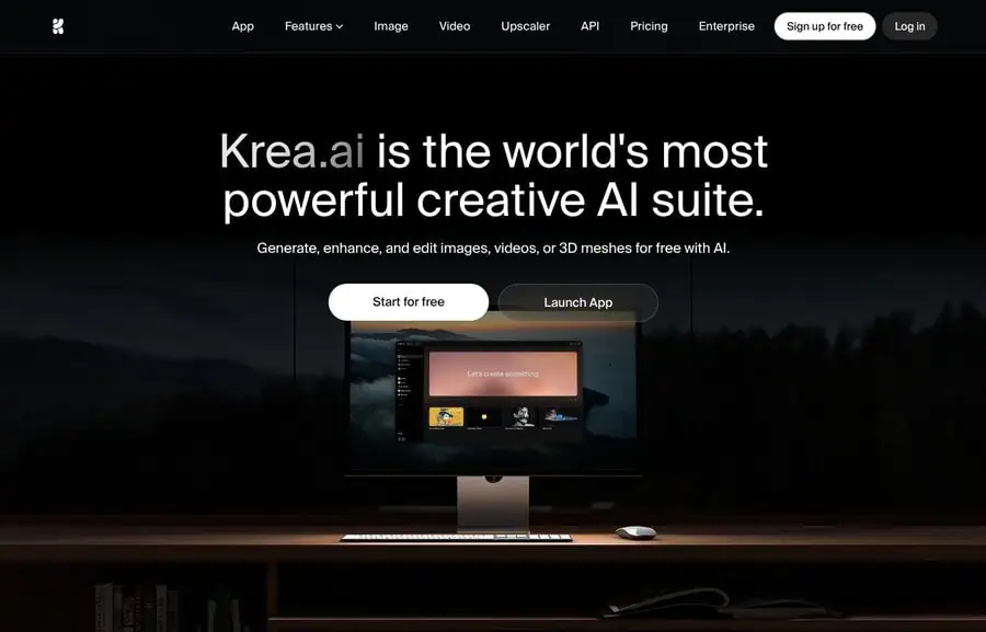 Krea affiliate program - commission rates and program details