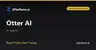 Otter AI Black Friday 2026 deal