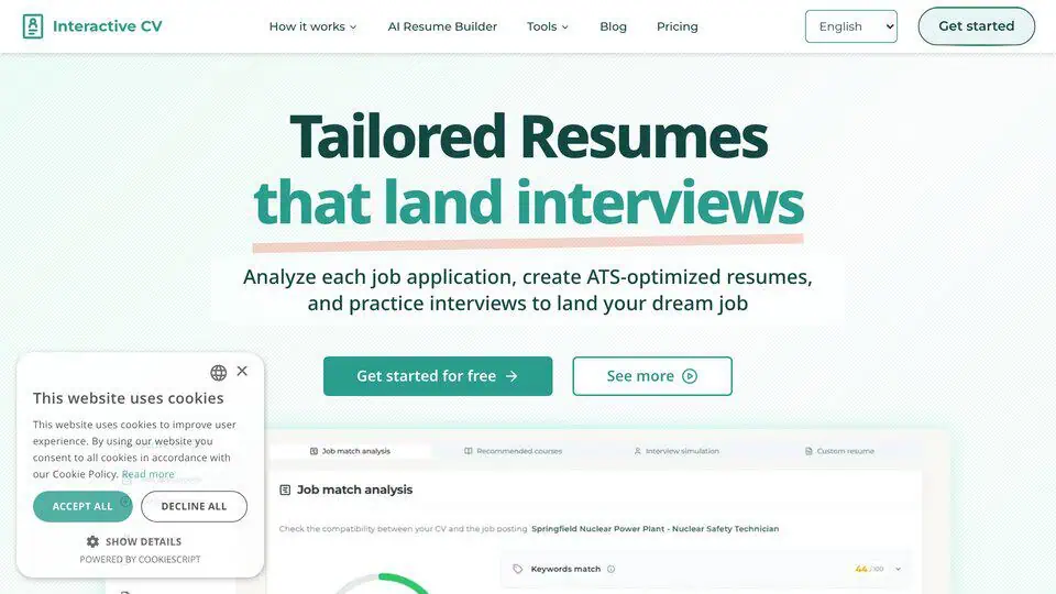 InteractiveCV Review 2026: The AI Resume Tool With a Twist