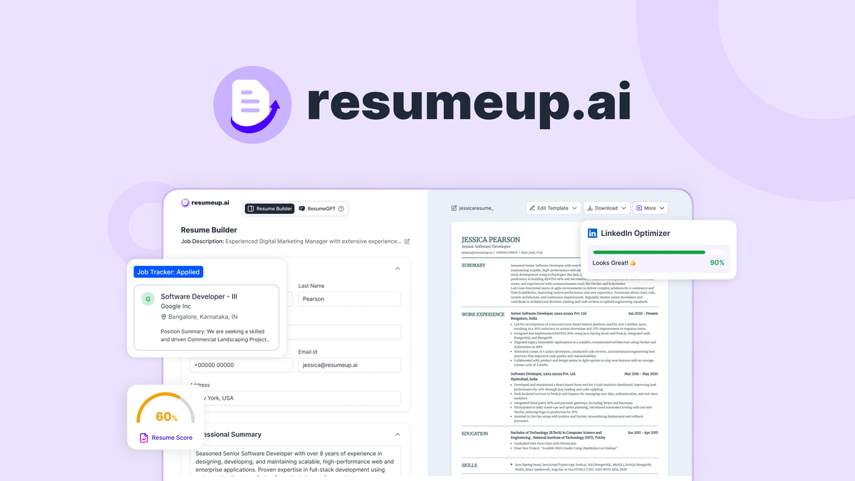 ResumeUp AI Lifetime Deal