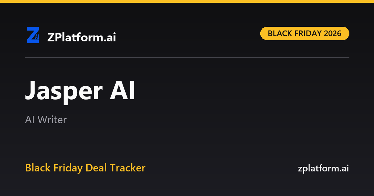 Jasper AI Black Friday 2026 deal