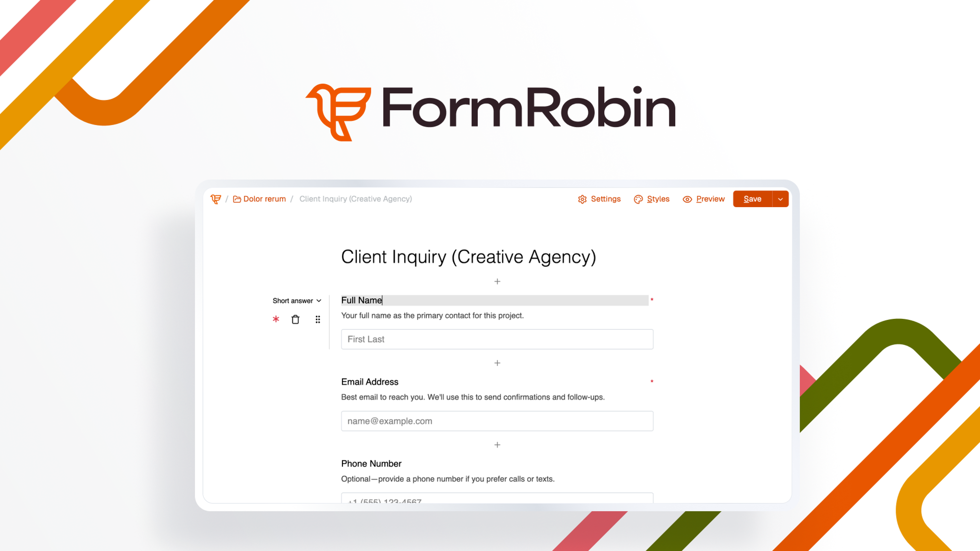 FormRobin is an AI form and survey builder that generates forms from text prompts and collects unlimited responses on its lifetime tier.