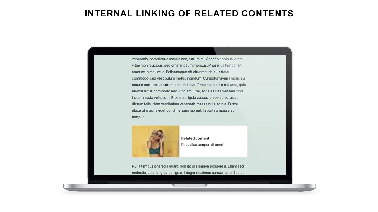 Internal Linking Related Contents is a WordPress plugin that automatically inserts related post links inside article content using categories, tags, k