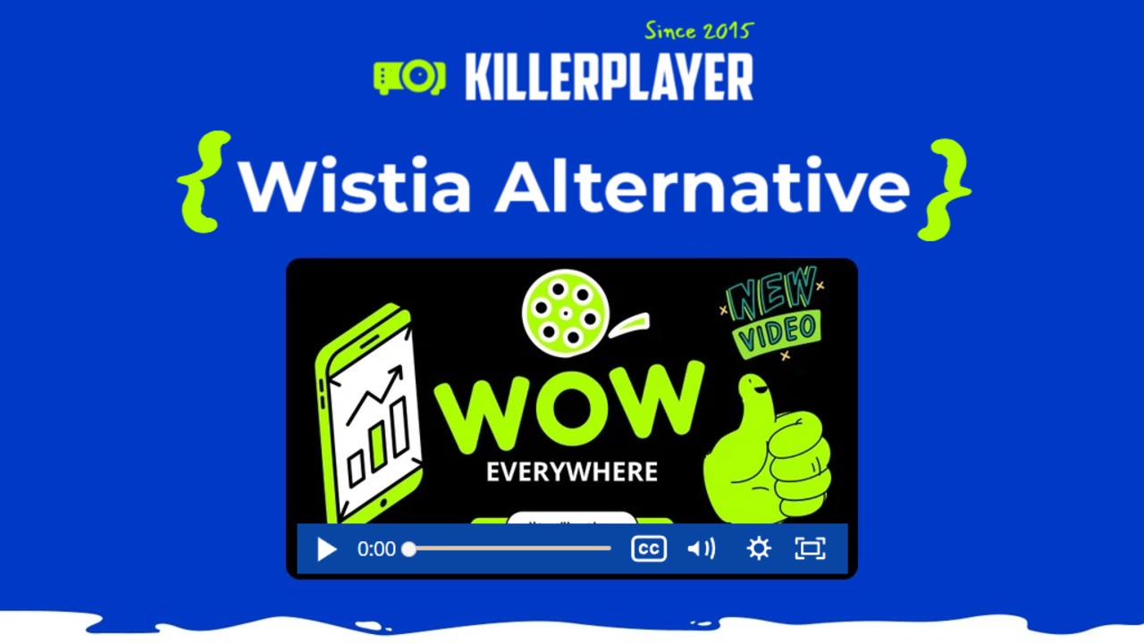 KillerPlayer is a YouTube video player that strips ads, logos, and recommended videos while adding custom branding, domain lock, and basic analytics.